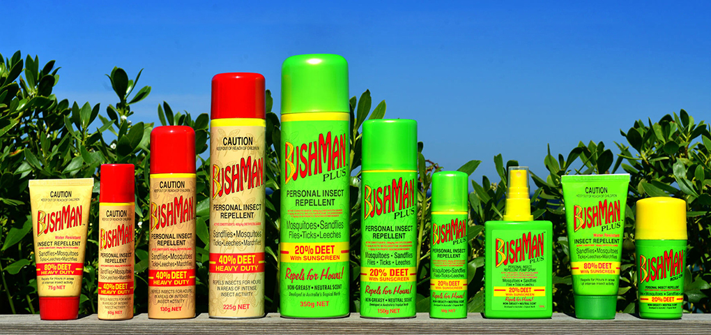 Bushman 40 Repellant Line Up