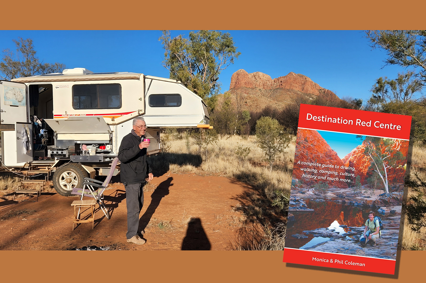 Offroad caravan and free camping book for ultimate freedom and adventure in the Red Centre of Australia.