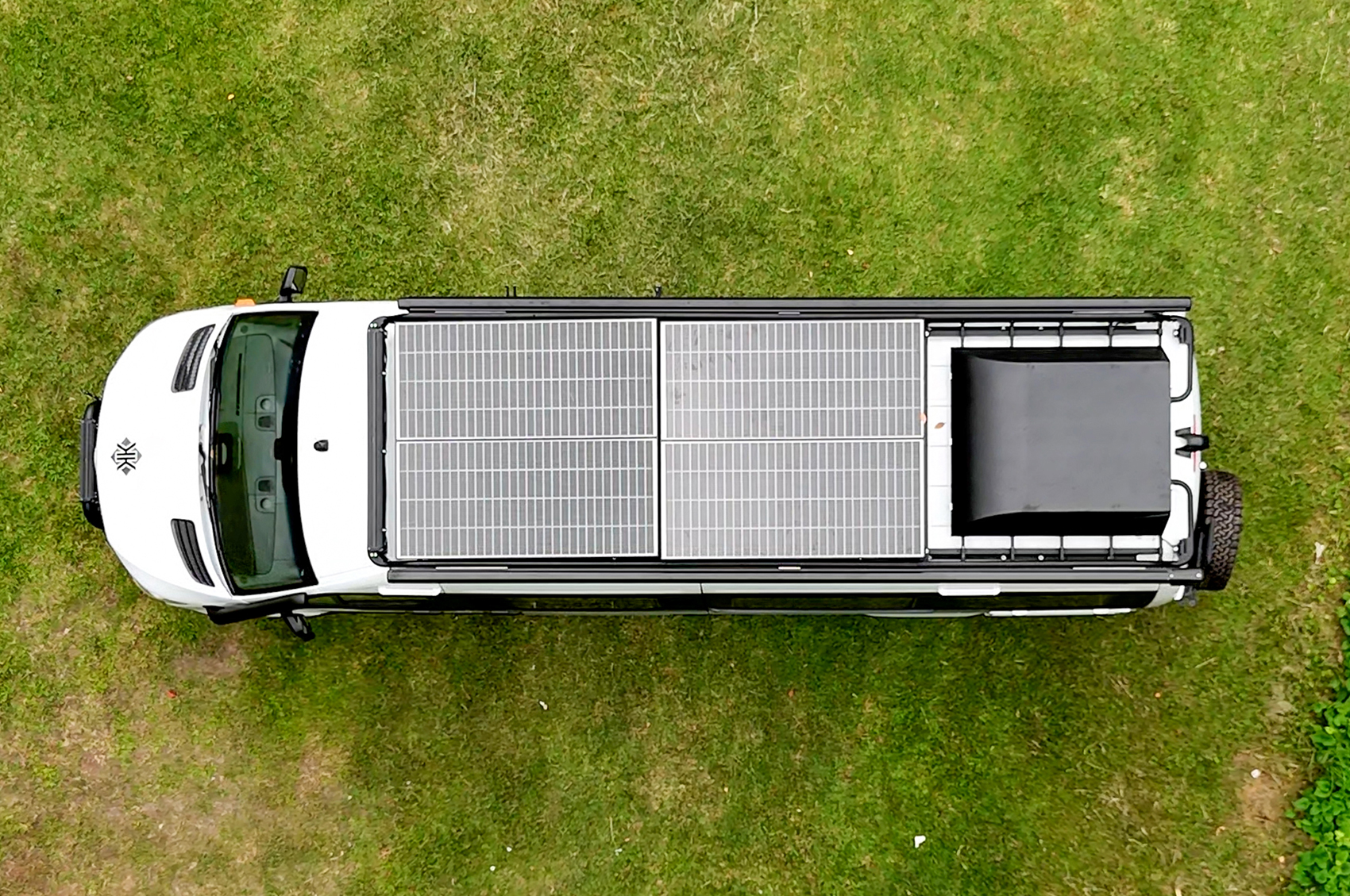 off road motorhome with roof top solar